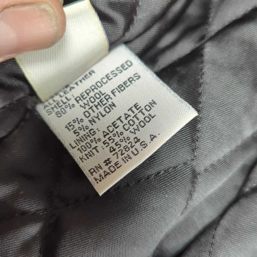 Like New Golden Bear Black Varsity Jacket - Picture 10 of 11